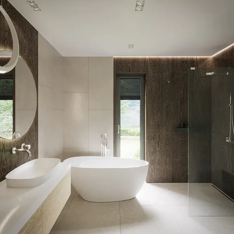 Leśne Tarasy łazienka