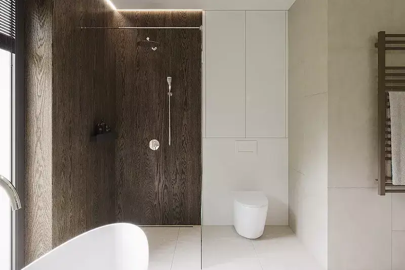 Leśne Tarasy prysznic